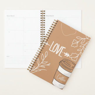 Agenda café amante diário