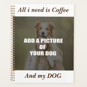 Agenda Café e meu Travesseiro decorativo de Cachorro