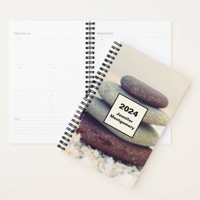 Agenda Cairo Meditativo de Pedras Empilhadas (Exibição)