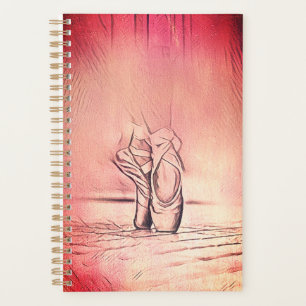 Agenda Calçados cor-de-rosa no ponteiro