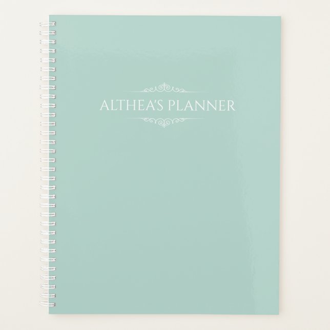 Agenda Calendário 2020 Simples E Elegante | Planner (Frente)