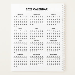 Agenda Calendário 2022 Simples E Elegante Planner