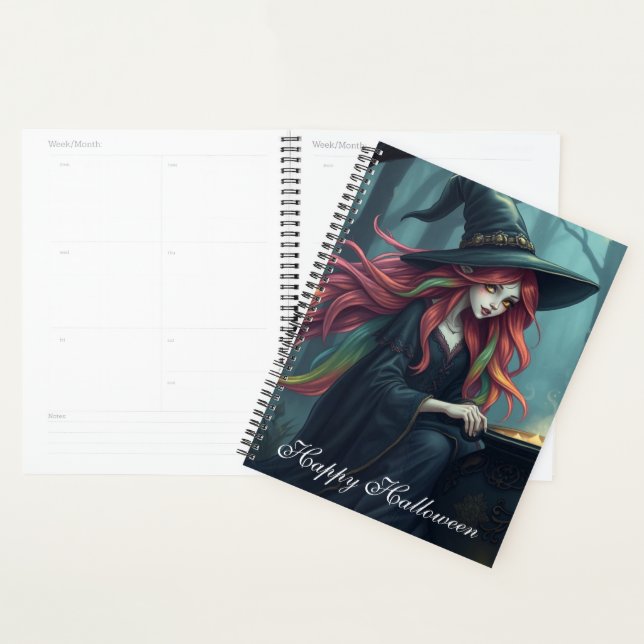 Agenda Calendário da Bruxa do Halloween (Exibição)