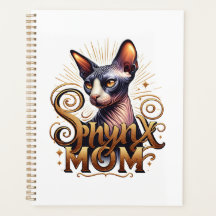 Calendário de 2026 da Mãe de Gato Sphynx