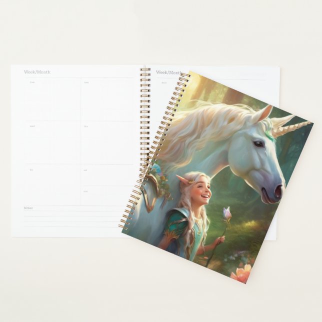 Agenda Calendário de Filhas Unicórn (Exibição)