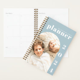 Agenda Calendário de Foto Personalizada da Família Modern