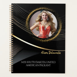 Agenda Calendário de Paginação Personalizada de Poeira Do