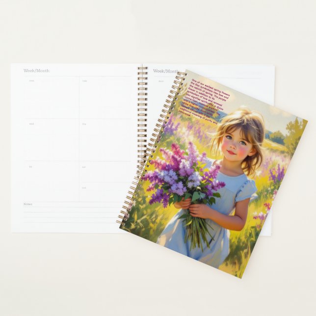 Agenda Calendário de Simbolismo da Lilás (Exibição)