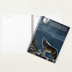 Agenda Calendário do Simbolismo do Lobo
