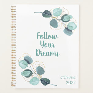 Agenda Calendário Eucalyptus 2022 Personalizado Botânico