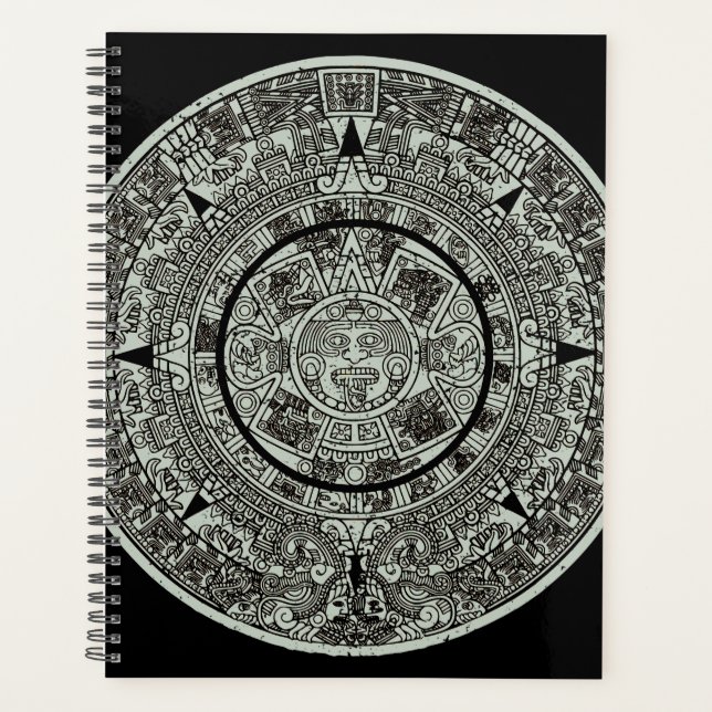 Agenda Calendário maia 1 do Aztec Sun Stone do México (Frente)