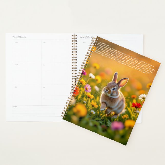 Agenda Calendário Pé de Coelho Sortudo (Exibição)