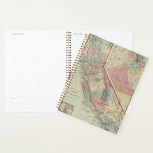 Agenda California, São Francisco Map by Mitchell