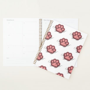 Agenda Caligrafia "MEOW" - Gatinho Adorável