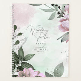 Agenda Calliografia Floral Wedding Mauve ID771