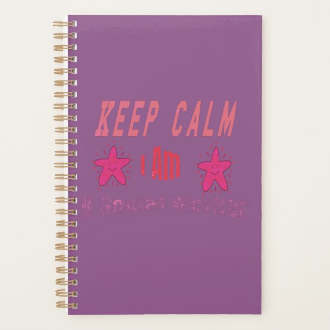 Agenda Calma, sou um trabalhador social (Frente)