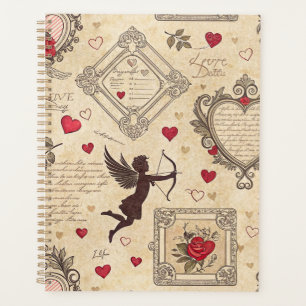 Agenda Cama de Casal Cupido Caligrafia Vitoriana Dia dos