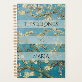 Agenda Cama personalizada Van Gogh Flor de Amendoeira (18