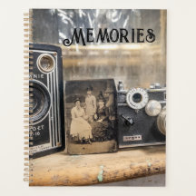 Câmeras Vintage com impressão Vintage
