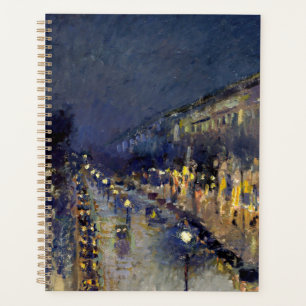 Agenda Camille Pissarro - Boulevard Montmartre à Noite