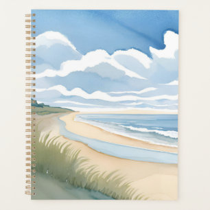 Agenda Caminhada na Praia Aquarela do Oceano Costeiro