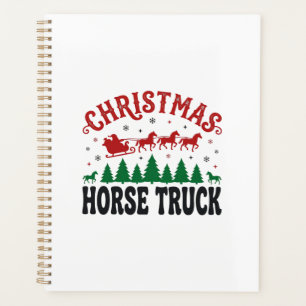 Agenda Caminhão de Cavalos de Natal Design de Trenó do Pa