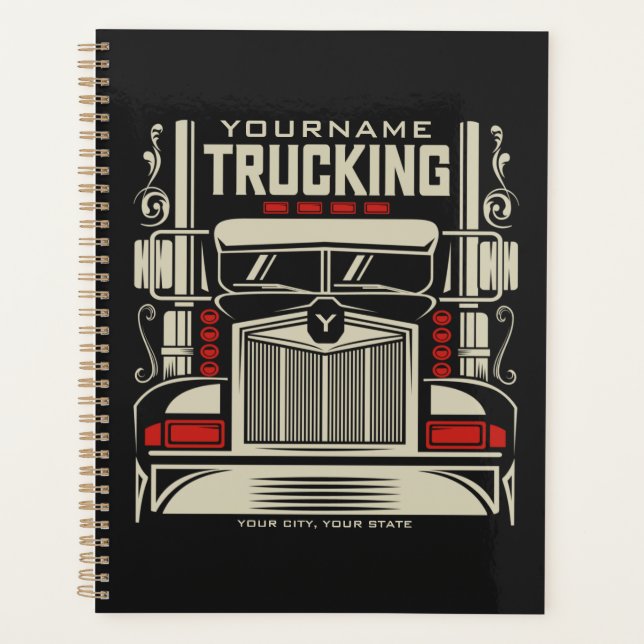 Agenda Caminhão Personalizado 18 Caminhoneiro BIG RIG (Frente)
