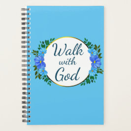 Agenda "Caminhe com Deus" Design Floral