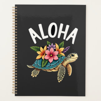 Agenda Camisa Aloha Havaí Hawaii Tartaruga Hibisco Crianç