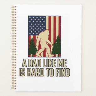 Agenda Camisa Bigfoot Pai Bandeira Americana Vintage Desi