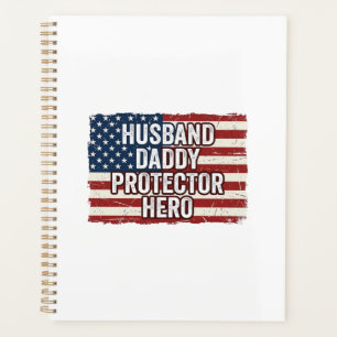Agenda Camisa da Bandeira do Herói Protetor Marido Patrio