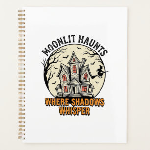 Agenda Camisa da Lua Assombrada Gravação Vintage Casa Ass