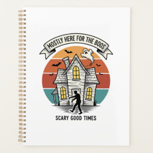 Agenda Camisa de Casa Assombrada Engraçada Vintage Hallow