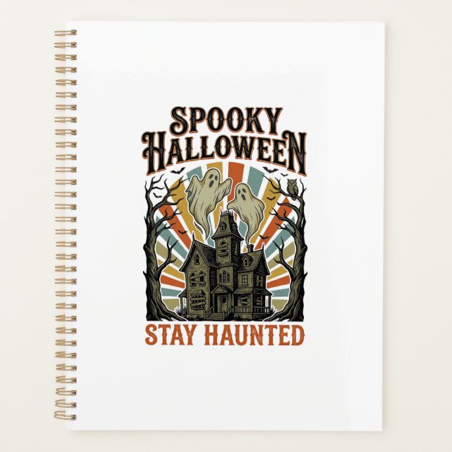 Agenda Camisa de Halloween de Casa Assombrada com Fantasm (Frente)