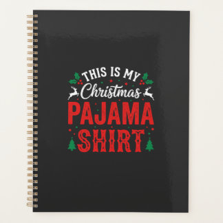 Agenda Camisa de pijama de Natal Festa Divertida