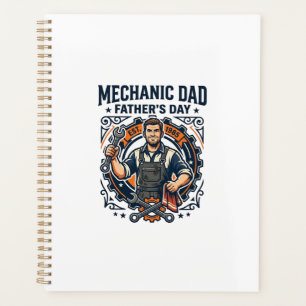 Agenda Camisa Dia do Pai Mecânico Pai Engraçado Presente