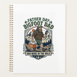 Agenda Camisa do Dia do Pai Bigfoot Pai Homem da Família 