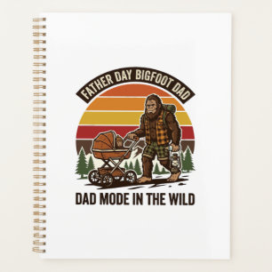 Agenda Camisa do Dia do Pai Bigfoot Pai Lenda do Acampame