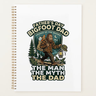 Agenda Camisa do Dia dos Pais Bigfoot Pai Forte Silencios