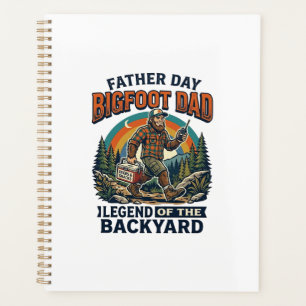 Agenda Camisa do Dia dos Pais Bigfoot Pai Lanches Herói P