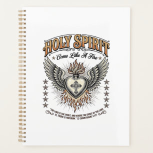 Agenda Camisa do Sagrado Coração Alado com Gravação Vinta