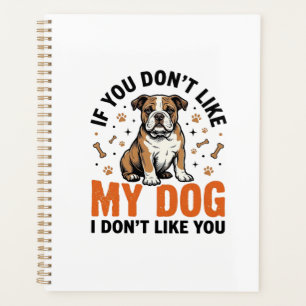 Agenda Camisa engraçada de amante de cães com citação de