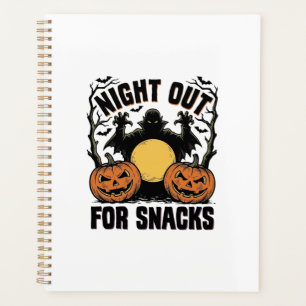 Agenda Camisa engraçada de vampiro com arte noturna de ab
