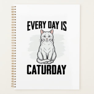Agenda Camisa engraçada do Caturday Vintage para amantes