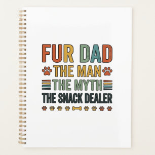 Agenda Camisa Fur Dad The Snack Dealer Vintage Dog Lover_