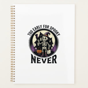 Agenda Camisa Vintage de Halloween Esqueleto Lua Casa Ass