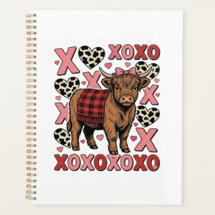 Agenda Camisa Vintage do Dia dos Namorados Vaca Highland
