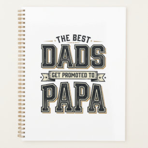 Agenda Camisa Vintage Melhor Pai Promovido a Papai Design