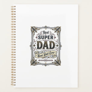 Agenda Camisa Vintage Super Pai Melhor Pai de Todos os Te