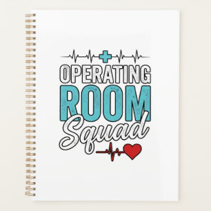 Agenda Camiseta de Enfermeira Cirúrgica da Equipe de Sala